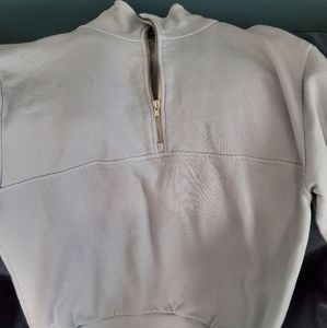 Brandy Melville 3/4 zip lt. blue sweatshirt